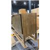 Image 2 : WOOD CREDENZA WITH 2 SLIDING DOORS