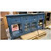Image 2 : 3 DRAWER, 2 DOOR PAINTED WOOD HUTCH