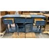 Image 4 : 3 DRAWER, 2 DOOR PAINTED WOOD HUTCH
