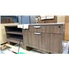 Image 1 : 2 DRAWER WOOD CREDENZA