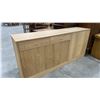 Image 2 : 2 DRAWER, 2 DOOR CREDENZA WITH MATCHING 2 DOOR HUTCH