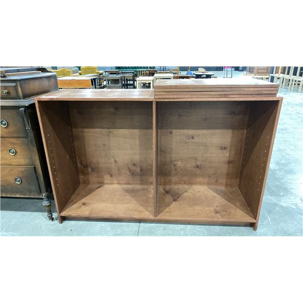 CONTEMPORARY 2 SECTION SHELF UNIT