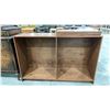 Image 1 : CONTEMPORARY 2 SECTION SHELF UNIT