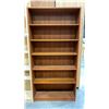 Image 5 : 2 TEAK BOOKSHELVES & 1 CONTEMPORARY SOLID WOOD BOOKSHELF