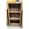 Image 3 : 3 WOOD BOOKSHELVES, 2 MATCHING