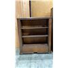 Image 4 : 3 WOOD BOOKSHELVES, 2 MATCHING