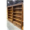 Image 1 : PAIR OF MATCHING WOOD BOOKSHELVES