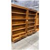 Image 3 : PAIR OF MATCHING WOOD BOOKSHELVES