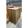 Image 1 : 3 MATCHING SLIDING DOOR STORAGE SHELVES