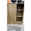 Image 4 : 3 MATCHING SLIDING DOOR STORAGE SHELVES
