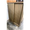 Image 5 : 3 MATCHING SLIDING DOOR STORAGE SHELVES