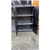 Image 2 : 3 MATCHING WOOD STORAGE CABINETS