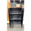 Image 4 : 3 MATCHING WOOD STORAGE CABINETS