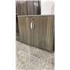 Image 1 : 2 MATCHING WOOD CREDENZAS