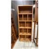 Image 3 : INDUSTRIAL LOOK VANITY, WOOD COAT HOOK WITH MIRROR AND 2 WOODEN ORGANIZERS