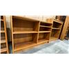 Image 3 : 3 ASSORTED WOOD BOOKSHELVES