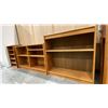 Image 4 : 3 ASSORTED WOOD BOOKSHELVES