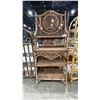 Image 3 : 3 ASSORTED VINTAGE SHELVING UNITS