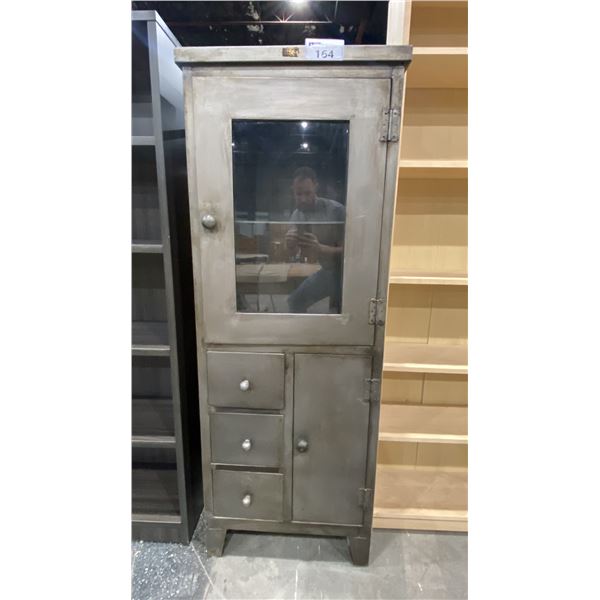METAL GLASS FRONT LOCKER