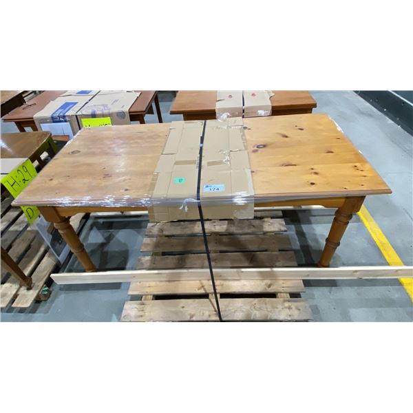 LIGHT WOOD DINING TABLE