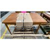 Image 1 : MID CENTURY DANISH MODERN TEAK DINING TABLE WITH PULL OUT EXTENSIONS DENMARK