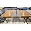 Image 1 : LIGHT WOOD DINING TABLE WITH DRAWER