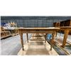 Image 2 : RUSTIC LIGHT WOOD DINING TABLE WITH CUTLERY DRAWER