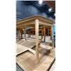 Image 3 : LIGHT WOOD MODERN OVAL DINING TABLE