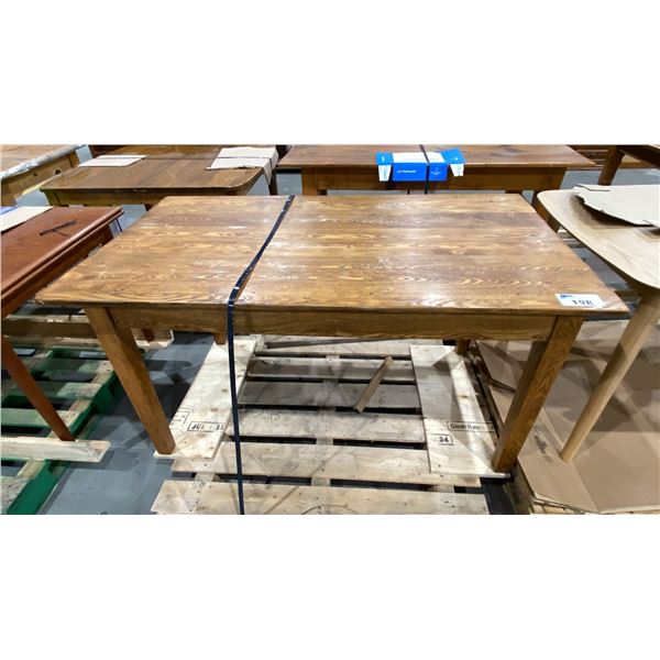 LIGHT WOOD DINING TABLE