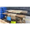 Image 3 : 2 LONG WOODEN PLANK TABLES- COUNTER HEIGHT DINING TABLE AND HALL TABLE