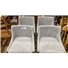 Image 4 : SET OF 4 GREY BAR CHAIRS