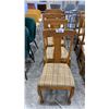 Image 1 : GROUP OF 4 DINING CHAIRS