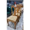 Image 2 : GROUP OF 4 DINING CHAIRS