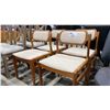 Image 1 : GROUP OF 4 MID CENTURY DANISH MODERN TEAK DINING CHAIRS