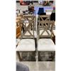 Image 1 : GROUP OF 4 DINING CHAIRS