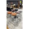 Image 2 : GROUP OF 7 ASSORTED STOOLS