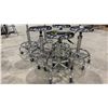 Image 3 : 6 METAL ADJUSTABLE ROLLING STOOLS