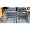 Image 2 : GROUP OF 4 BLACK PADDED CLIENT CHAIRS