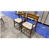 Image 2 : PAIR OF MID CENTURY DANISH MODERN TEAK DINING CHAIRS