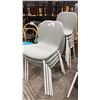 Image 1 : SET OF 10 MATCHING METAL BASE DINING CHAIRS