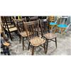 Image 1 : SET OF 4 MATCHING VINTAGE DINING CHAIRS