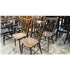 Image 2 : SET OF 4 MATCHING VINTAGE DINING CHAIRS