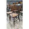 Image 3 : SET OF 4 MATCHING VINTAGE DINING CHAIRS
