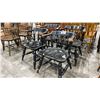 Image 2 : SET OF 4 MATCHING VINTAGE DINING CHAIRS