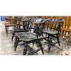 Image 4 : SET OF 4 MATCHING VINTAGE DINING CHAIRS