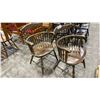 Image 1 : PAIR OF MATCHING WOOD ANTIQUE DINING CHAIRS