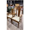 Image 3 : PAIR OF MATCHING VINTAGE WOOD DINING CHAIRS