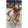 Image 1 : HEAVILY CARVED WOOD DINING CHAIR