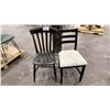 Image 1 : PAIR OF VINTAGE WOOD DINING CHAIRS