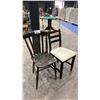 Image 2 : PAIR OF VINTAGE WOOD DINING CHAIRS